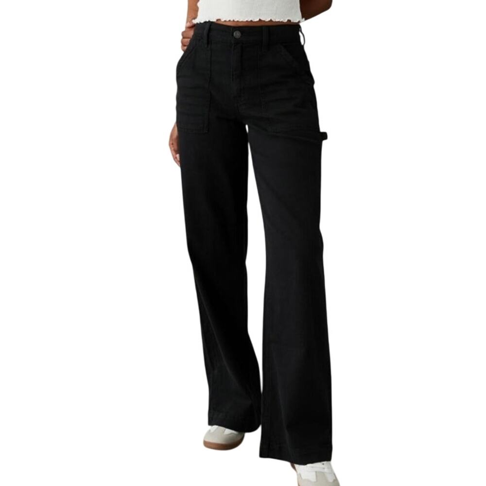 American Eagle Outfitters Black Flare & Wide Leg Jeans